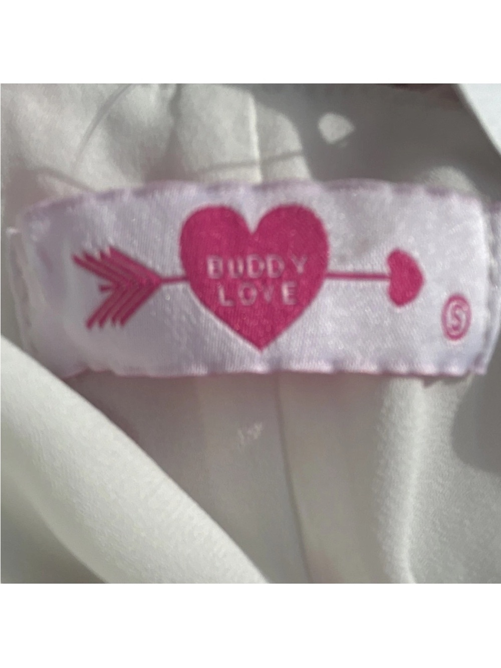 New with tags Buddy Love Cherry Print Tie-Strap Cami - White & Red - Picture 4 of 5